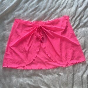 Wild Fable Neon Pink Tie Skirt 💗🌸🎀